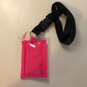 PINK Victoria's Secret Accessories - NWT VS Pink Hot Pink Logo Wallet Lanyard OS PINK Victoria's Secret Accessories - NWT VS Pink Hot Pink Logo Wallet Lanyard OS